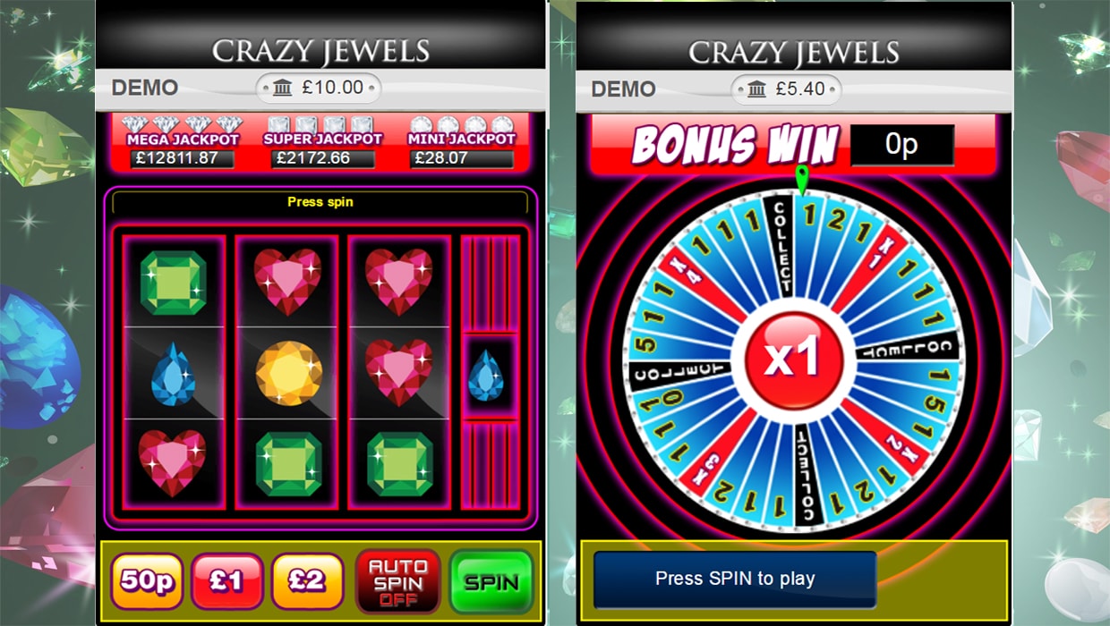 Play Crazy Jewels Slots