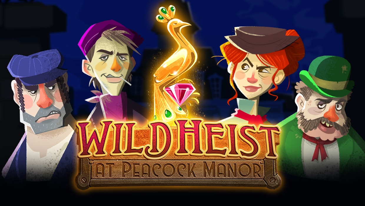 Play Wild Heist at Peacock Manor Slots